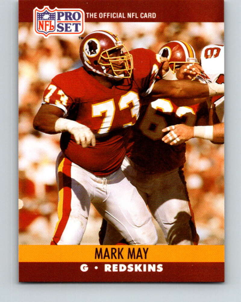 1990 Pro Set #665 Mark May Mint Washington Redskins  Image 1