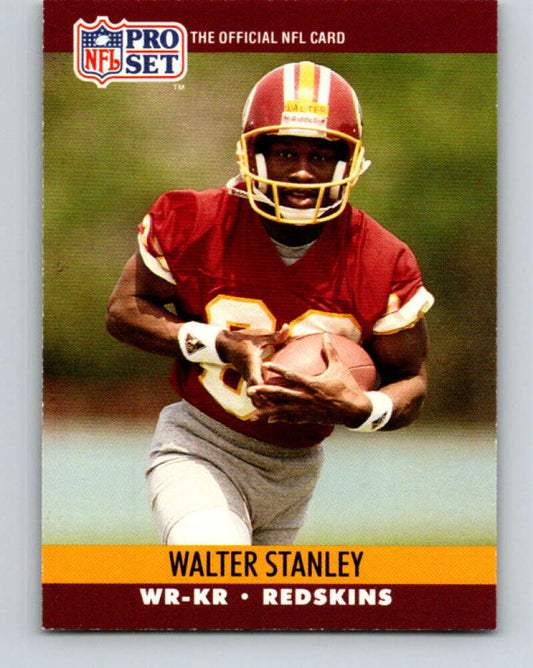 1990 Pro Set #666 Walter Stanley Mint Washington Redskins  Image 1