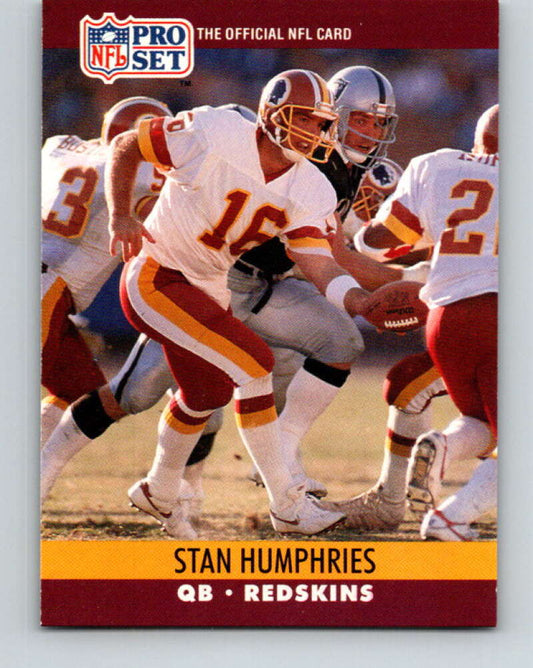 1990 Pro Set #668 Stan Humphries Mint RC Rookie Washington Redskins  Image 1