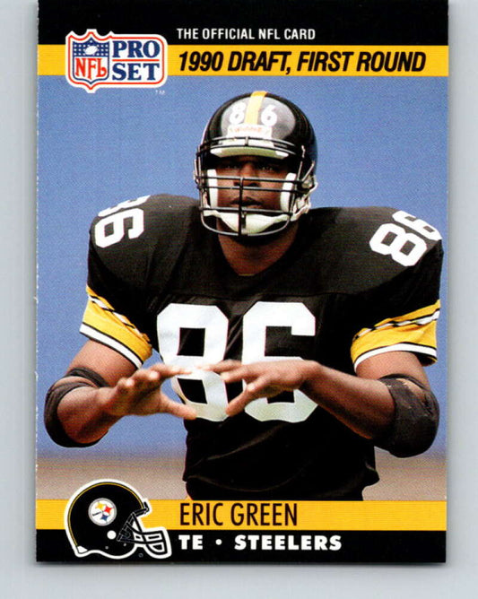 1990 Pro Set #689 Eric Green Mint RC Rookie Pittsburgh Steelers