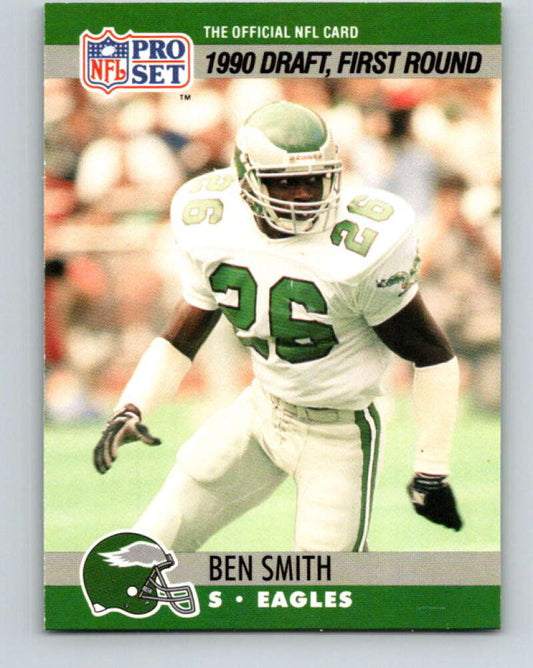 1990 Pro Set #690 Ben Smith Mint RC Rookie Philadelphia Eagles  Image 1