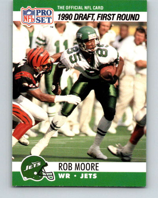1990 Pro Set #694 Rob Moore Mint RC Rookie New York Jets