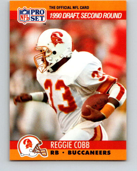 1990 Pro Set #699 Reggie Cobb Mint RC Rookie Tampa Bay Buccaneers  Image 1