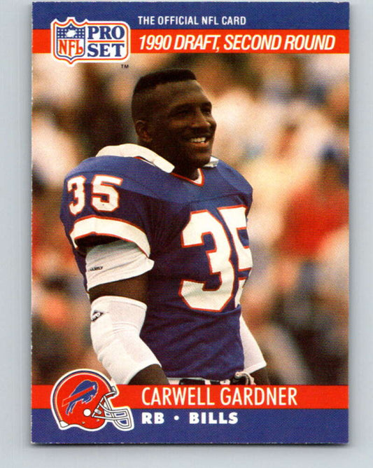 1990 Pro Set #711 Carwell Gardner Mint RC Rookie Buffalo Bills