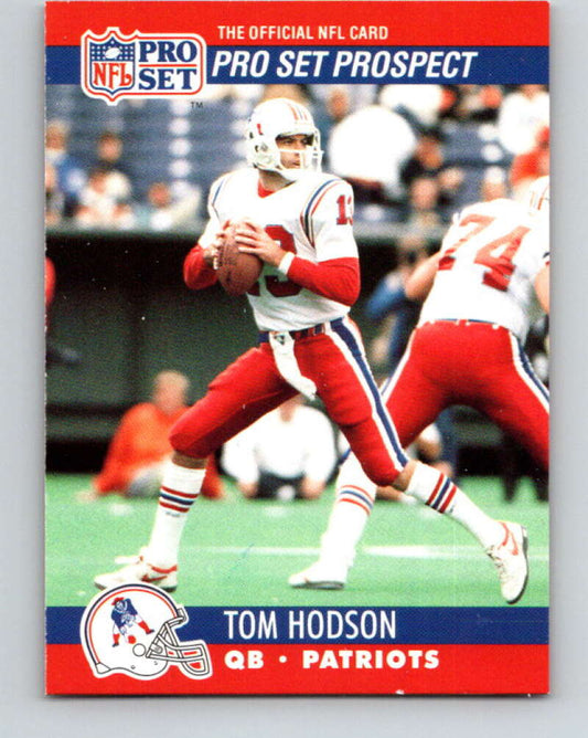 1990 Pro Set #739 Tom Hodson Mint RC Rookie New England Patriots  Image 1