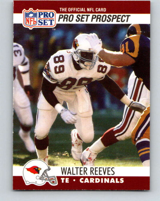 1990 Pro Set #747 Walter Reeves Mint RC Rookie Phoenix Cardinals  Image 1