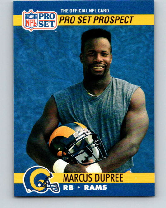 1990 Pro Set #762 Marcus Dupree Mint RC Rookie Los Angeles Rams