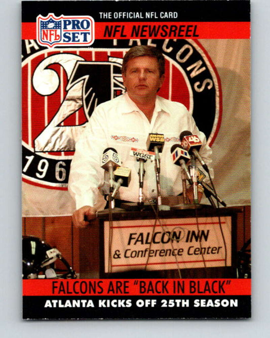 1990 Pro Set #787 Jerry Glanville Mint Atlanta Falcons  Image 1