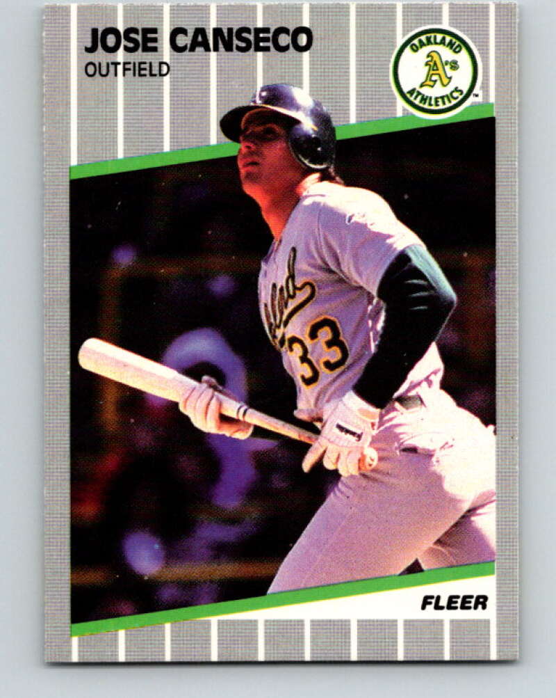 1989 Fleer #5 Jose Canseco Mint Oakland Athletics  Image 1