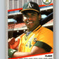1989 Fleer #15 Felix Jose Mint RC Rookie Oakland Athletics  Image 1