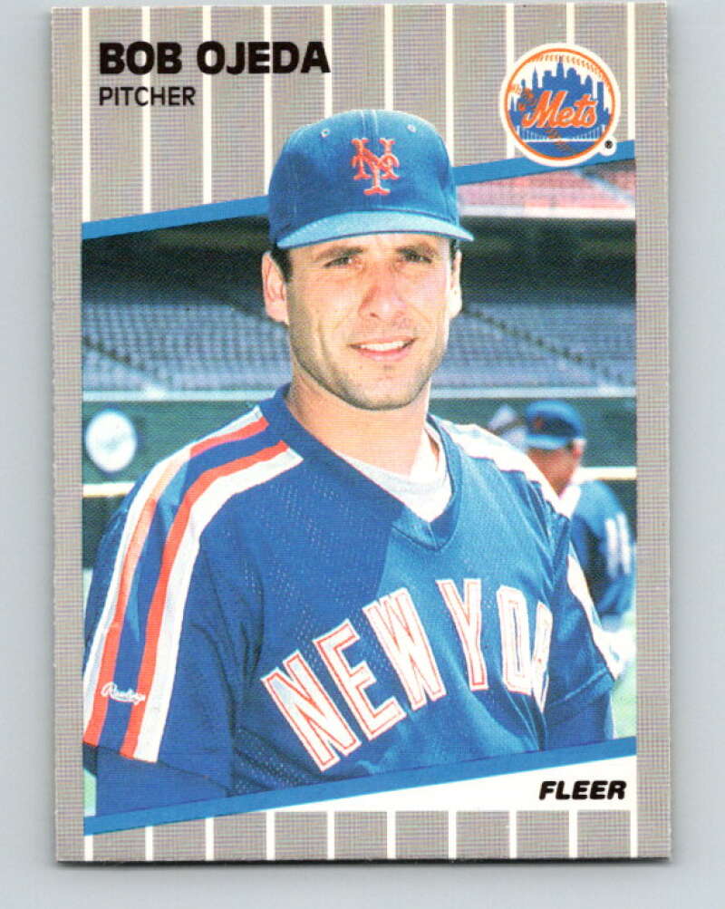 1989 Fleer #47 Bob Ojeda Mint New York Mets – Hockey Card World Inc