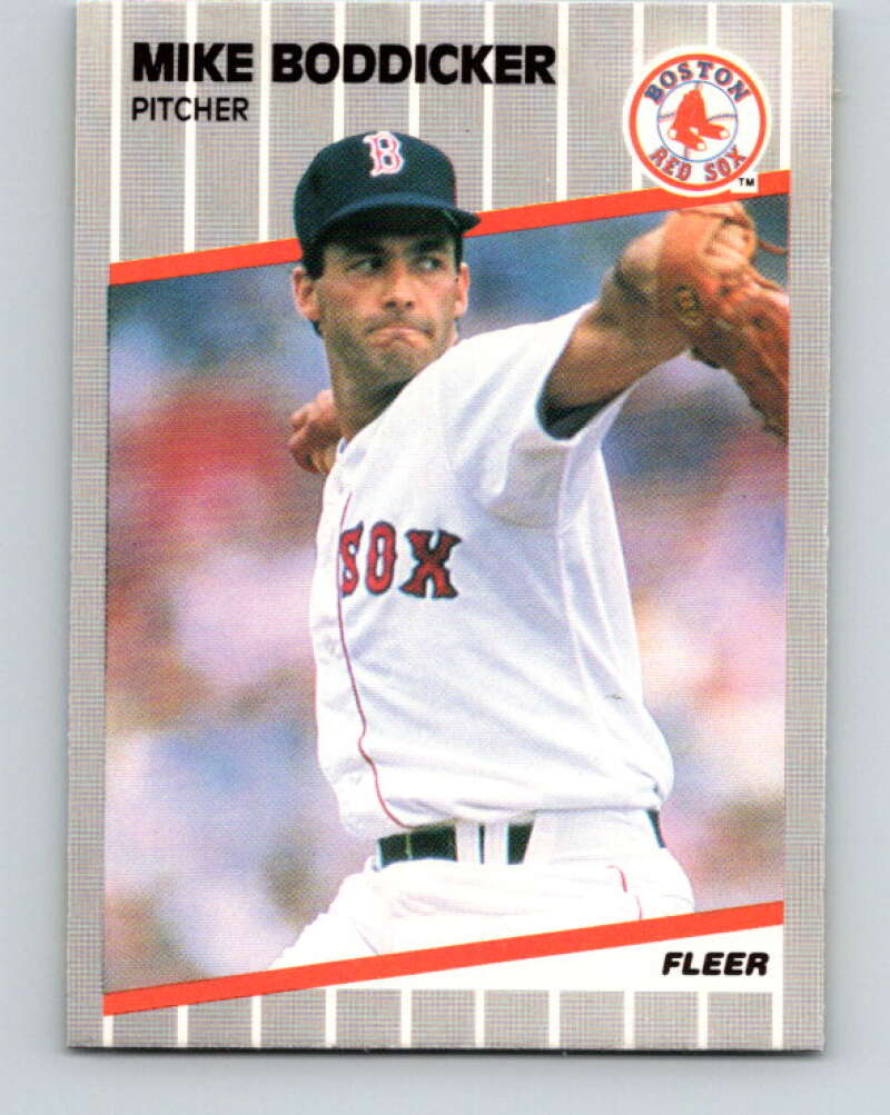 1989 Fleer #80 Mike Boddicker UER Mint Boston Red Sox  Image 1