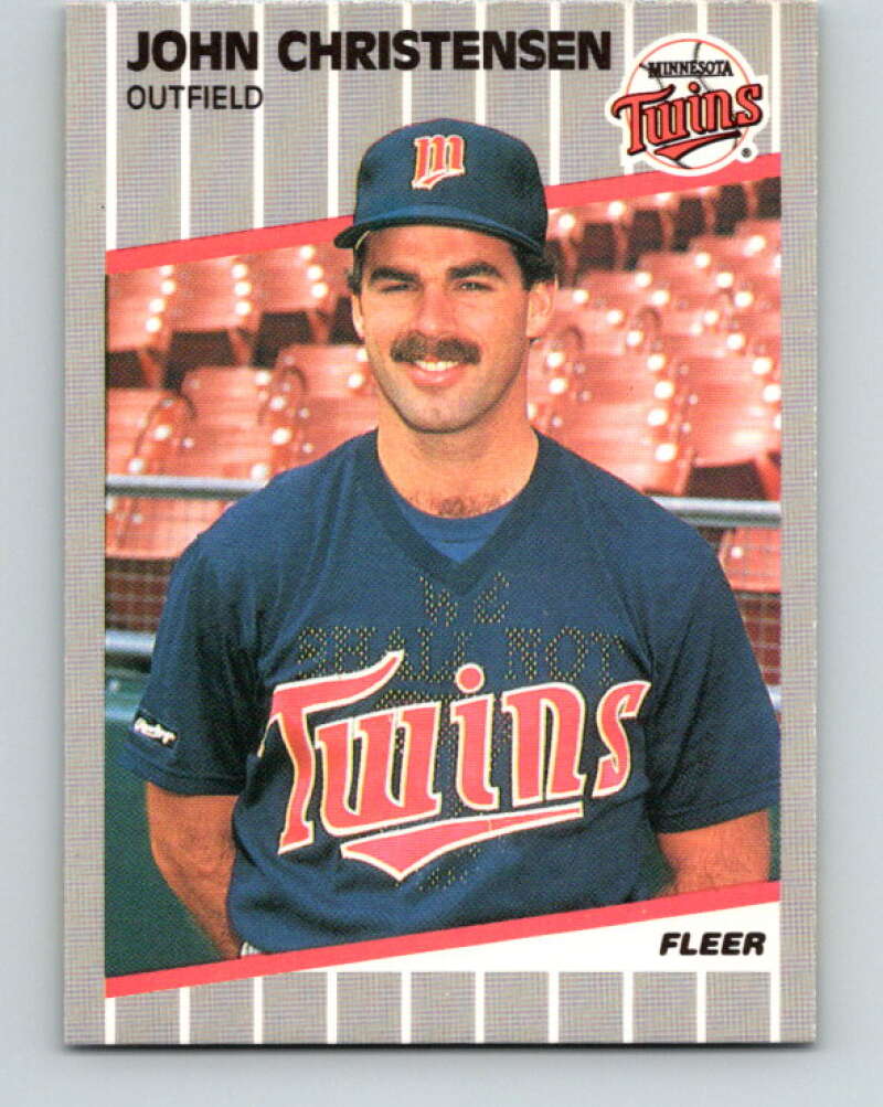 1989 Fleer #108 John Christensen Mint Minnesota Twins  Image 1