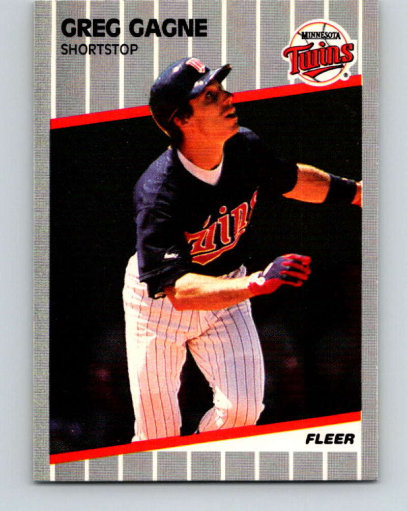 1989 Fleer #111 Greg Gagne Mint Minnesota Twins  Image 1