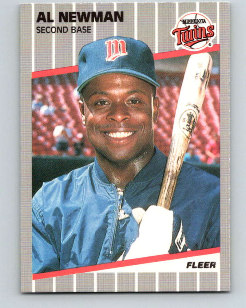 1989 Fleer #122 Al Newman Mint Minnesota Twins  Image 1