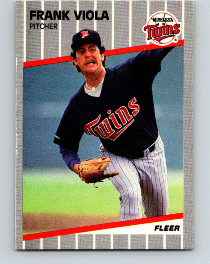 1989 Fleer #127 Frank Viola Mint Minnesota Twins  Image 1