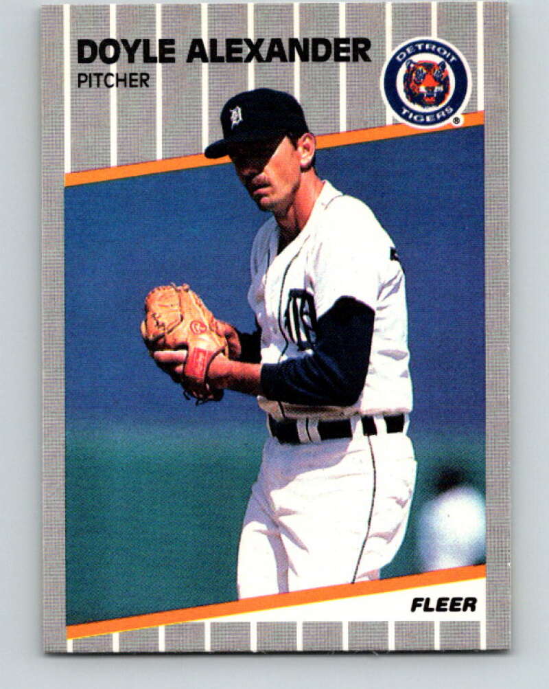 1989 Fleer #128 Doyle Alexander Mint Detroit Tigers  Image 1