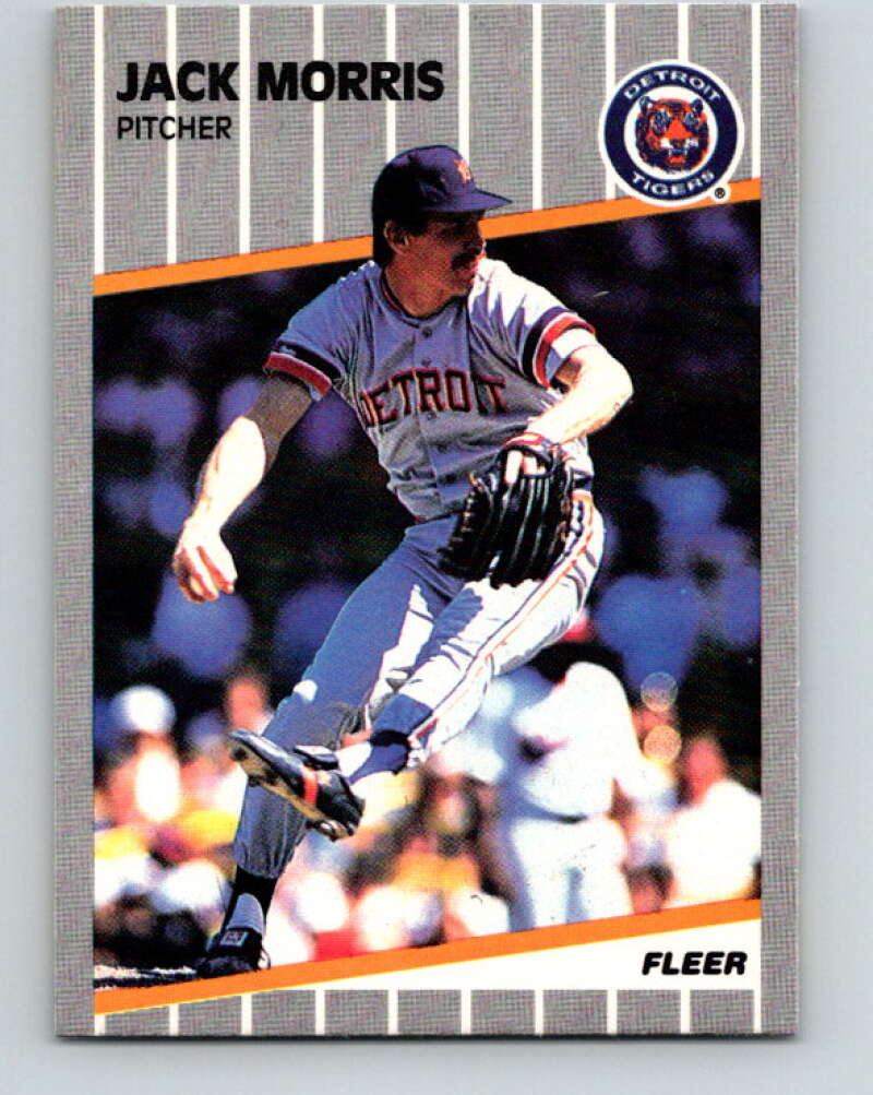 1989 Fleer #139 Jack Morris Mint Detroit Tigers  Image 1