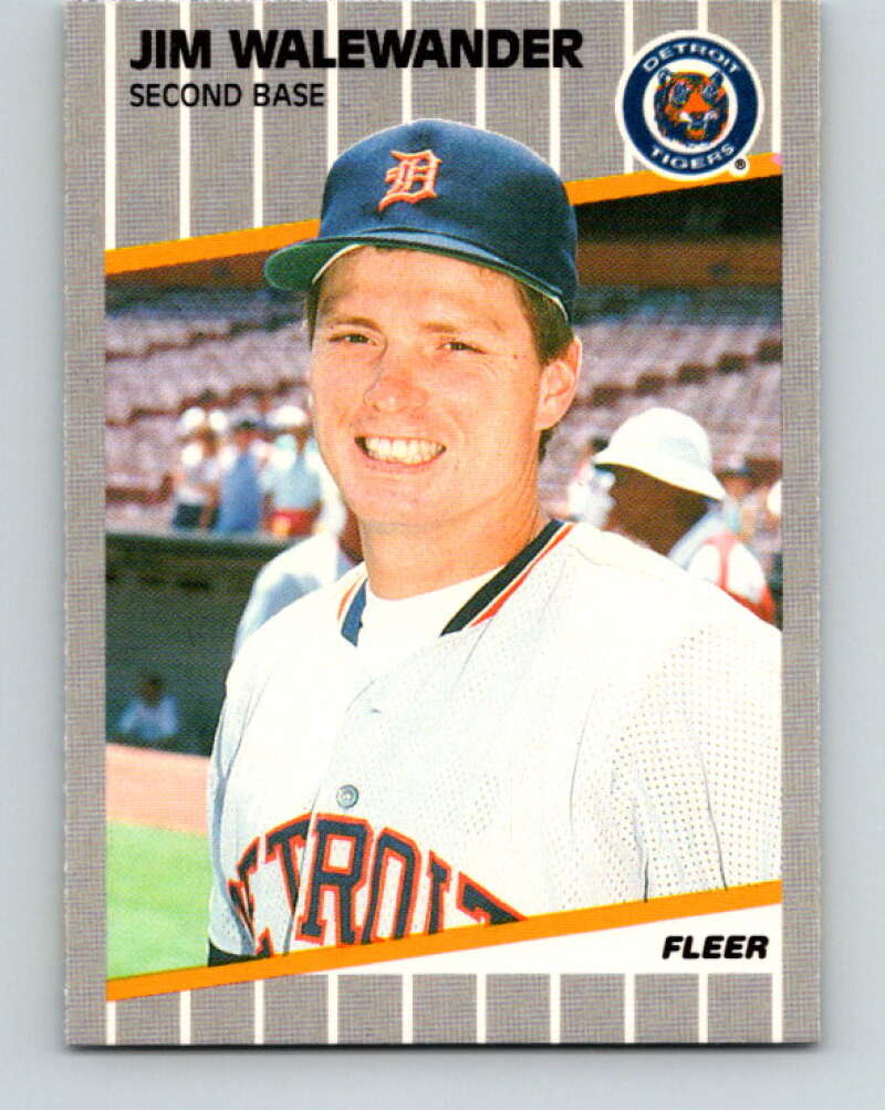 1989 Fleer #150 Jim Walewander Mint Detroit Tigers  Image 1