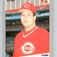 1989 Fleer #154 Keith Brown Mint RC Rookie Cincinnati Reds  Image 1