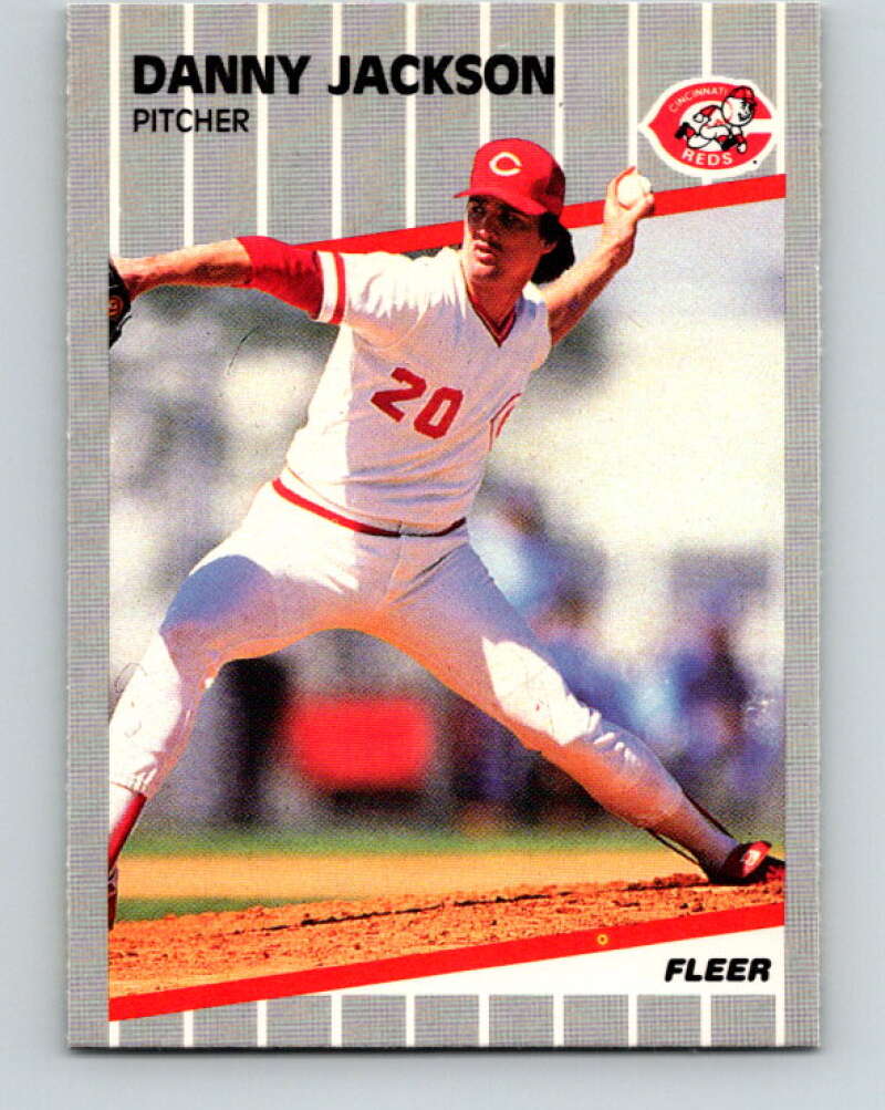 1989 Fleer #163 Danny Jackson Mint Cincinnati Reds  Image 1