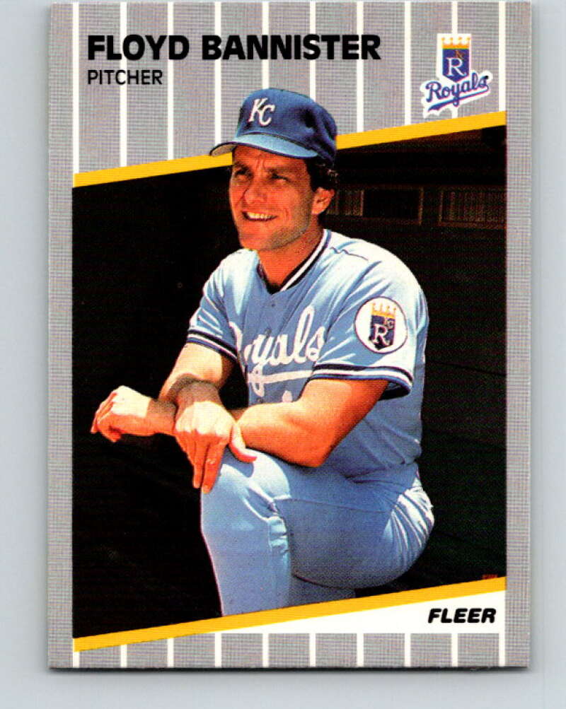 1989 Fleer #276 Floyd Bannister Mint Kansas City Royals