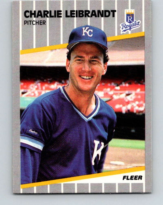 1989 Fleer #286 Charlie Leibrandt Mint Kansas City Royals