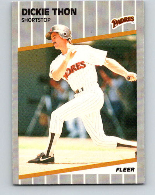 1989 Fleer #320 Dickie Thon Mint San Diego Padres