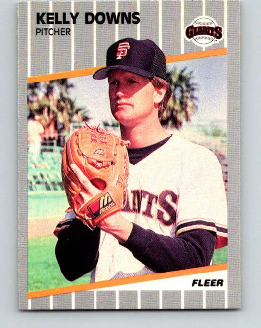 1989 Fleer #326 Kelly Downs UER Mint San Francisco Giants