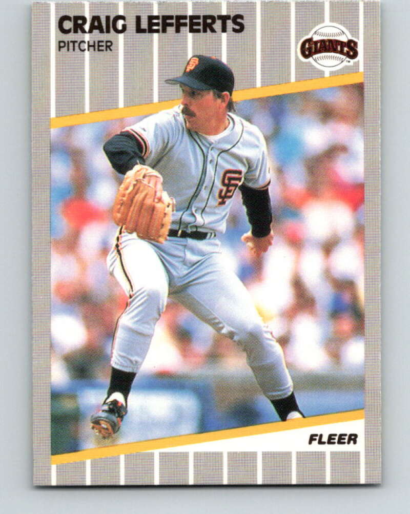 1989 Fleer #332 Craig Lefferts Mint San Francisco Giants