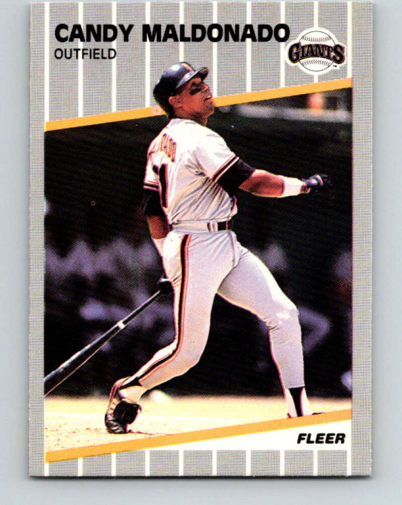 1989 Fleer #333 Candy Maldonado Mint San Francisco Giants