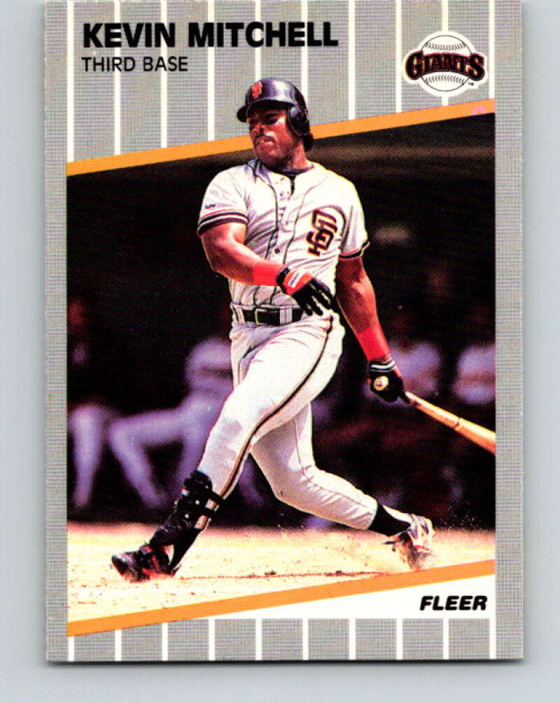 1989 Fleer #336 Kevin Mitchell Mint San Francisco Giants