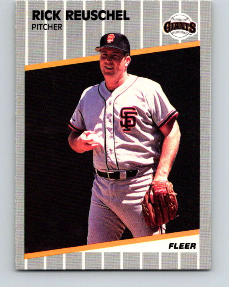 1989 Fleer #340 Rick Reuschel Mint San Francisco Giants