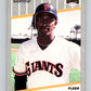 1989 Fleer #345 Jose Uribe Mint San Francisco Giants