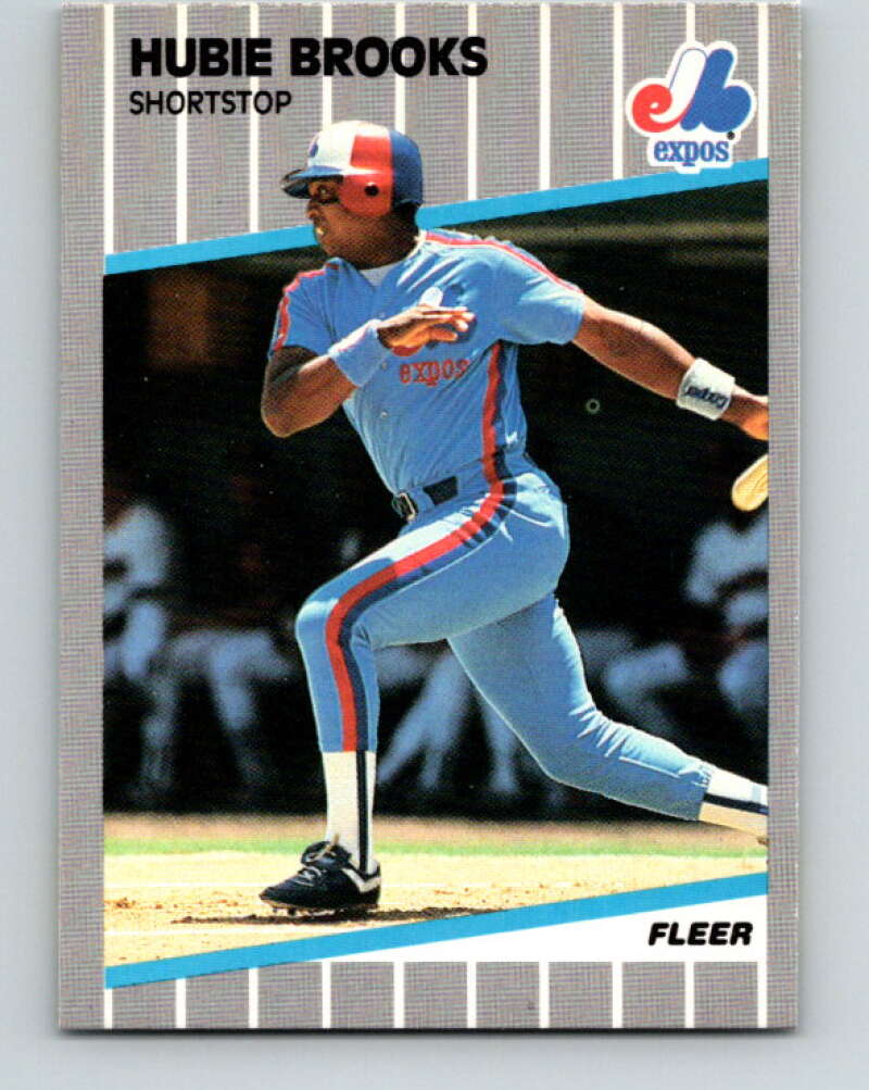 1989 Fleer #371 Hubie Brooks Mint Montreal Expos