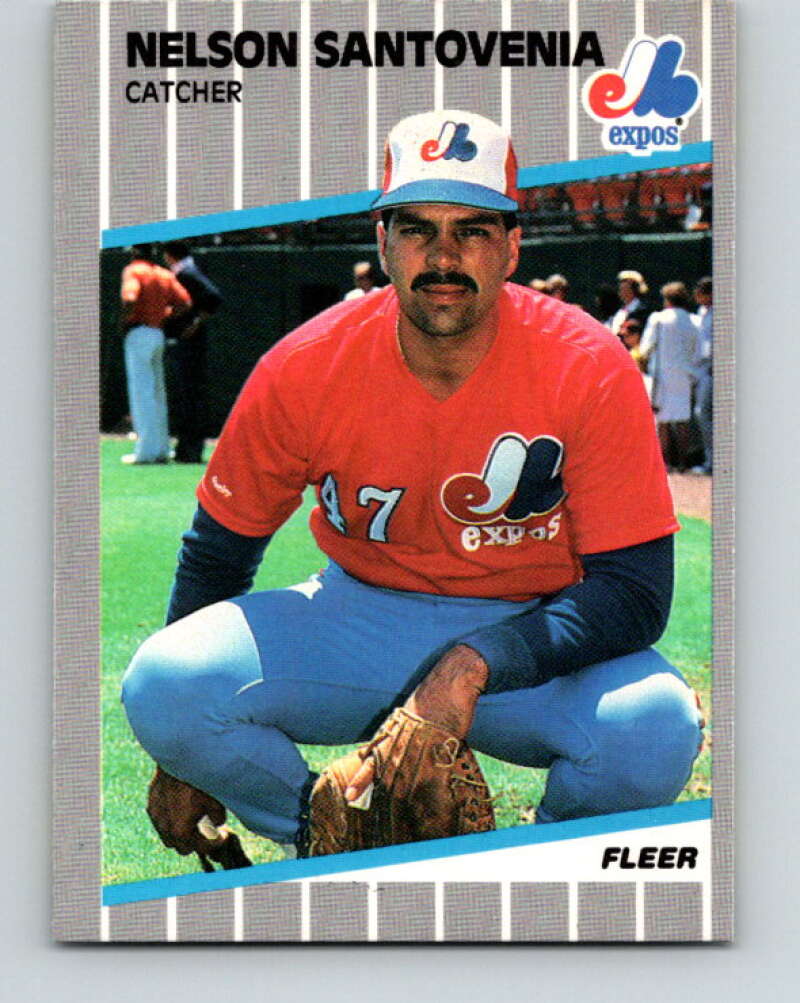 1989 Fleer #393 Nelson Santovenia Mint Montreal Expos