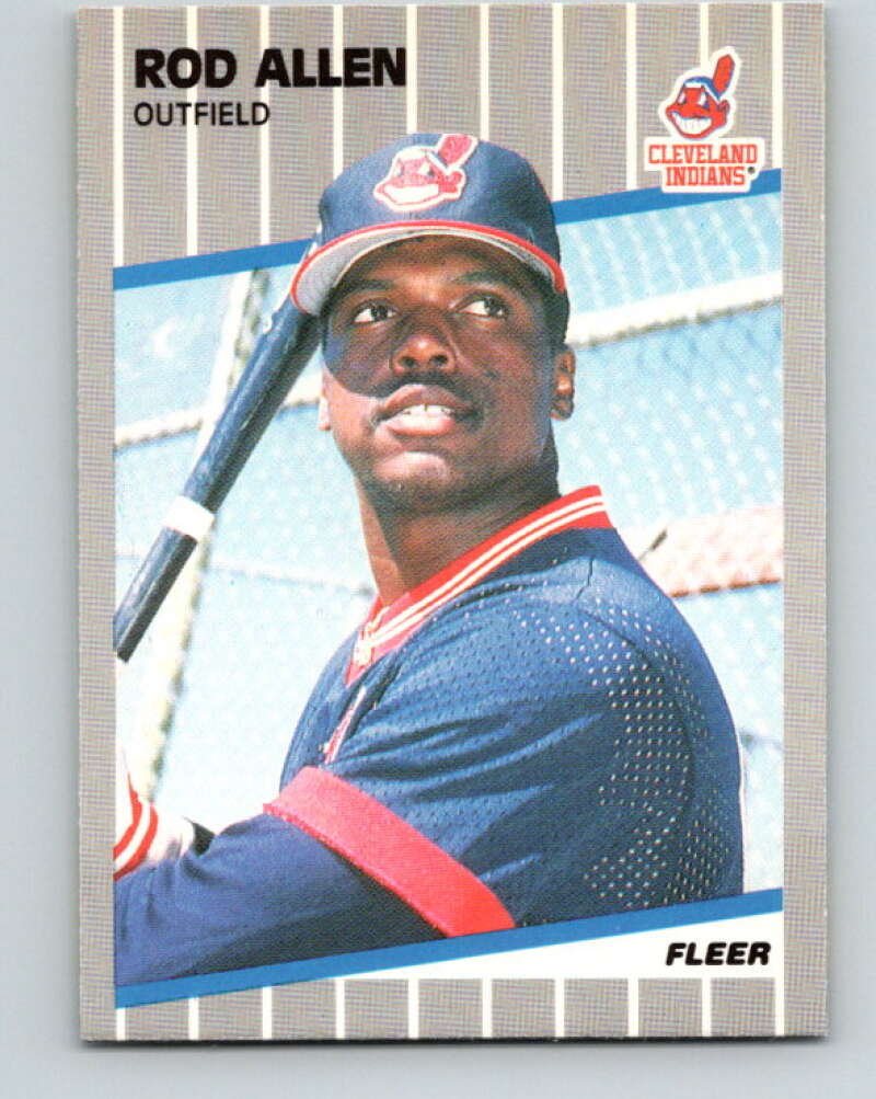 1989 Fleer #397 Rod Allen Mint Cleveland Indians