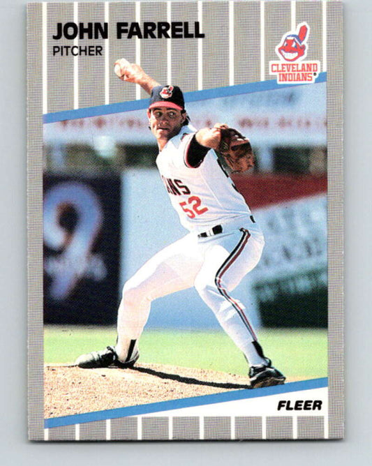 1989 Fleer #403 John Farrell UER Mint Cleveland Indians