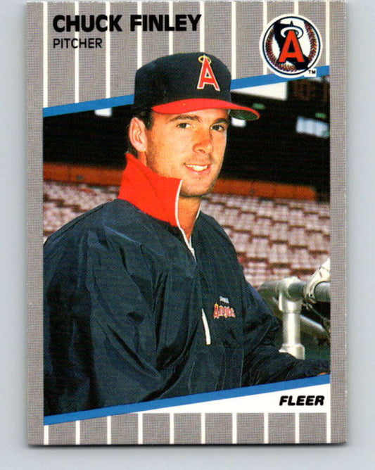 1989 Fleer #477 Chuck Finley Mint California Angels