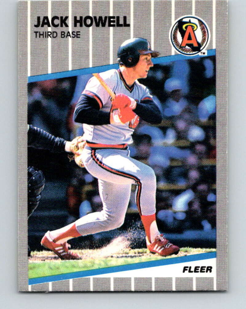 1989 Fleer #480 Jack Howell Mint California Angels