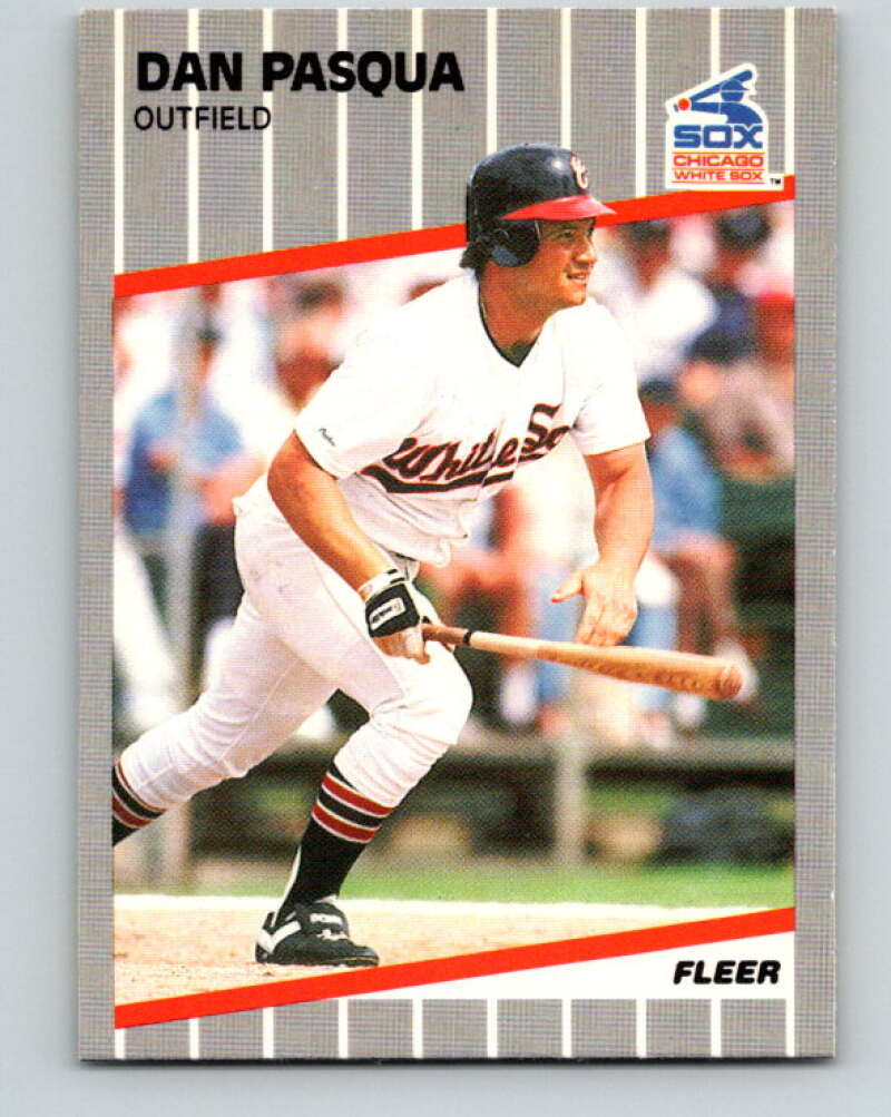 1989 Fleer #507 Dan Pasqua Mint Chicago White Sox