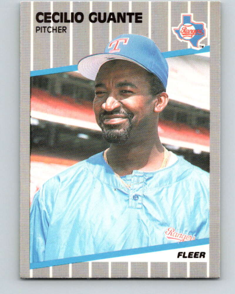 1989 Fleer #519 Cecilio Guante Mint Texas Rangers