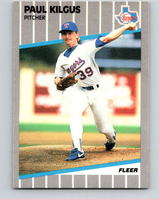 1989 Fleer #525 Paul Kilgus Mint Texas Rangers