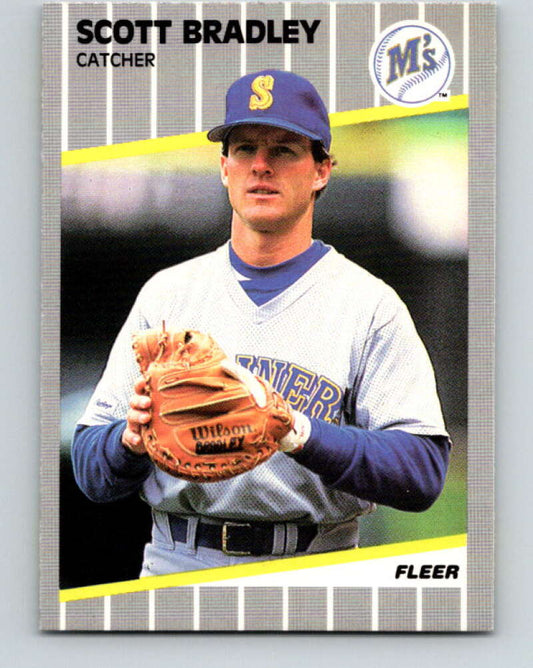 1989 Fleer #540 Scott Bradley Mint Seattle Mariners