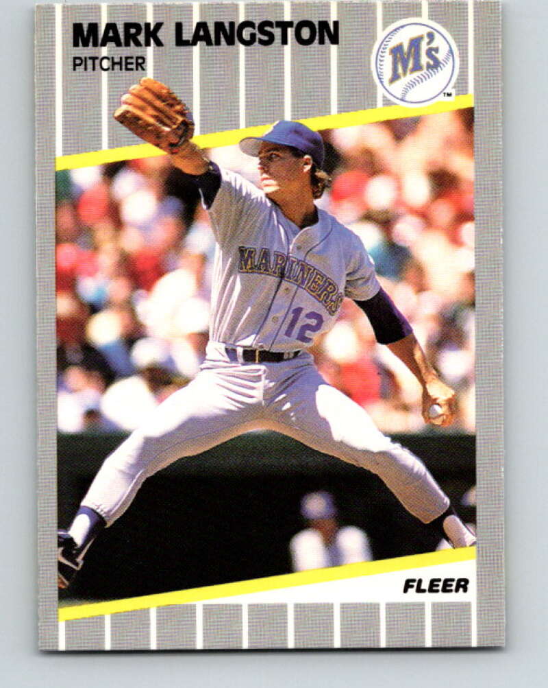 1989 Fleer #551 Mark Langston Mint Seattle Mariners