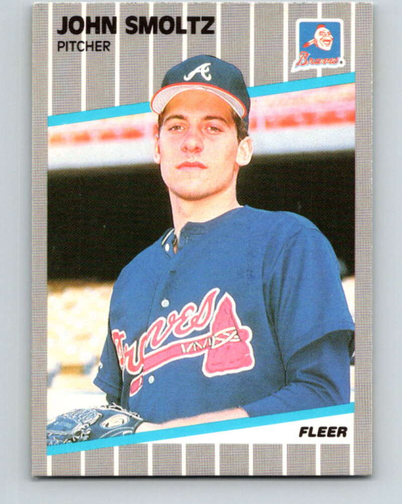 1989 Fleer #602 John Smoltz Mint RC Rookie Atlanta Braves