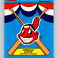 1989 Fleer Team Stickers #NNO Cleveland Indians Mint Cleveland Indians