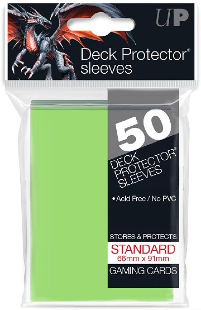 Ultra Pro Deck Protector Sleeves 50ct Pack - Gaming Cards - Lime Green