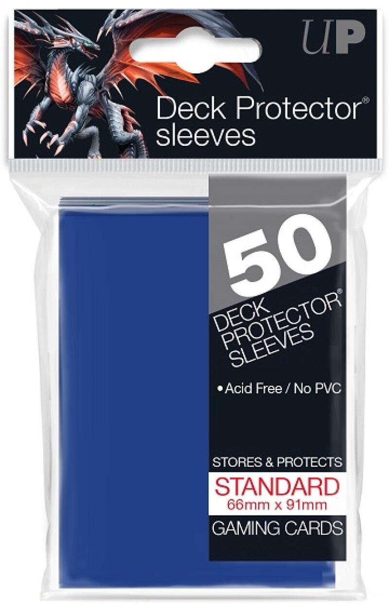 Ultra Pro Deck Protector Sleeves 50ct Pack - Gaming Cards - Blue