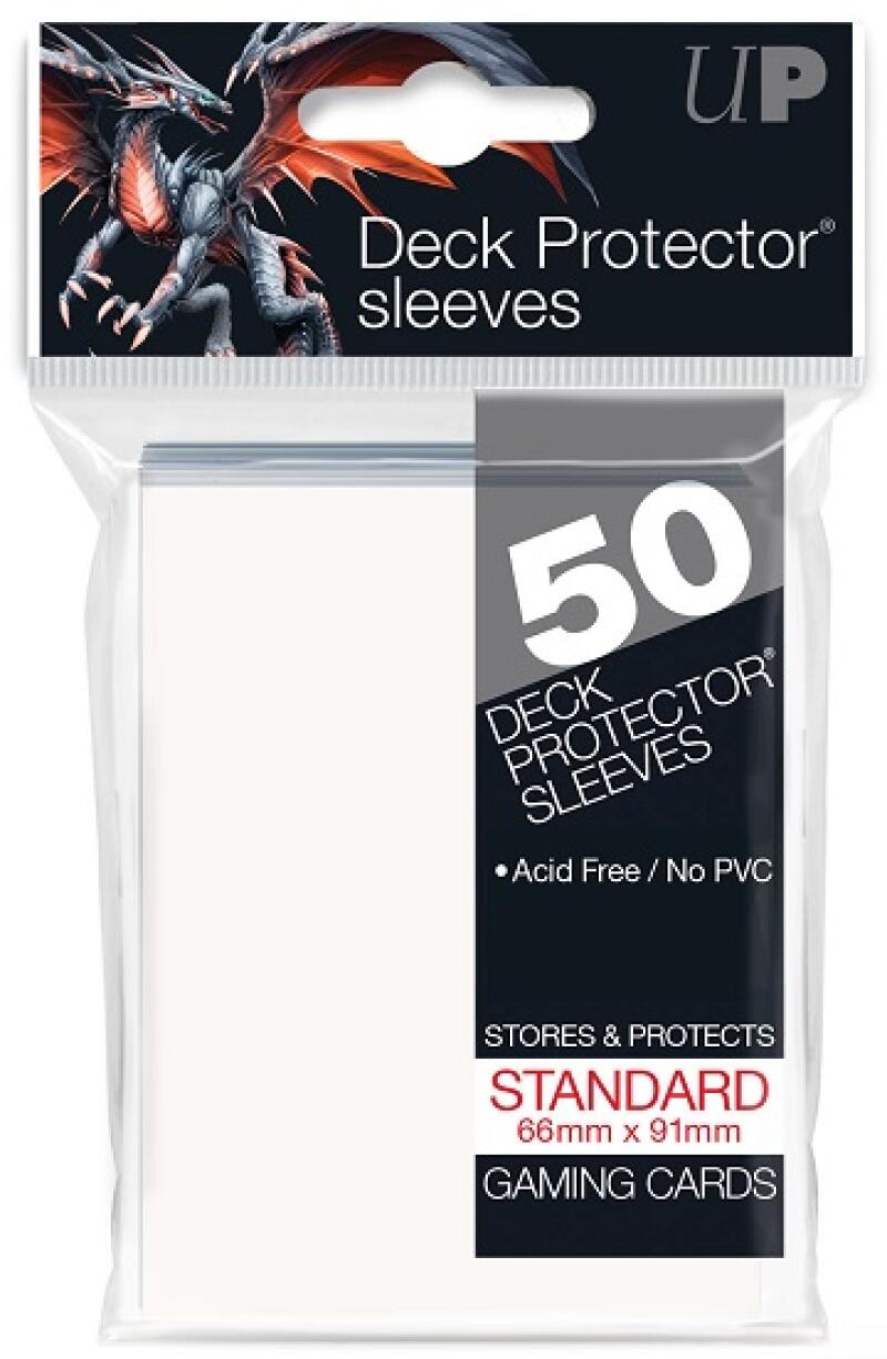 Ultra Pro Deck Protector Sleeves 50ct Pack - Gaming Cards - White